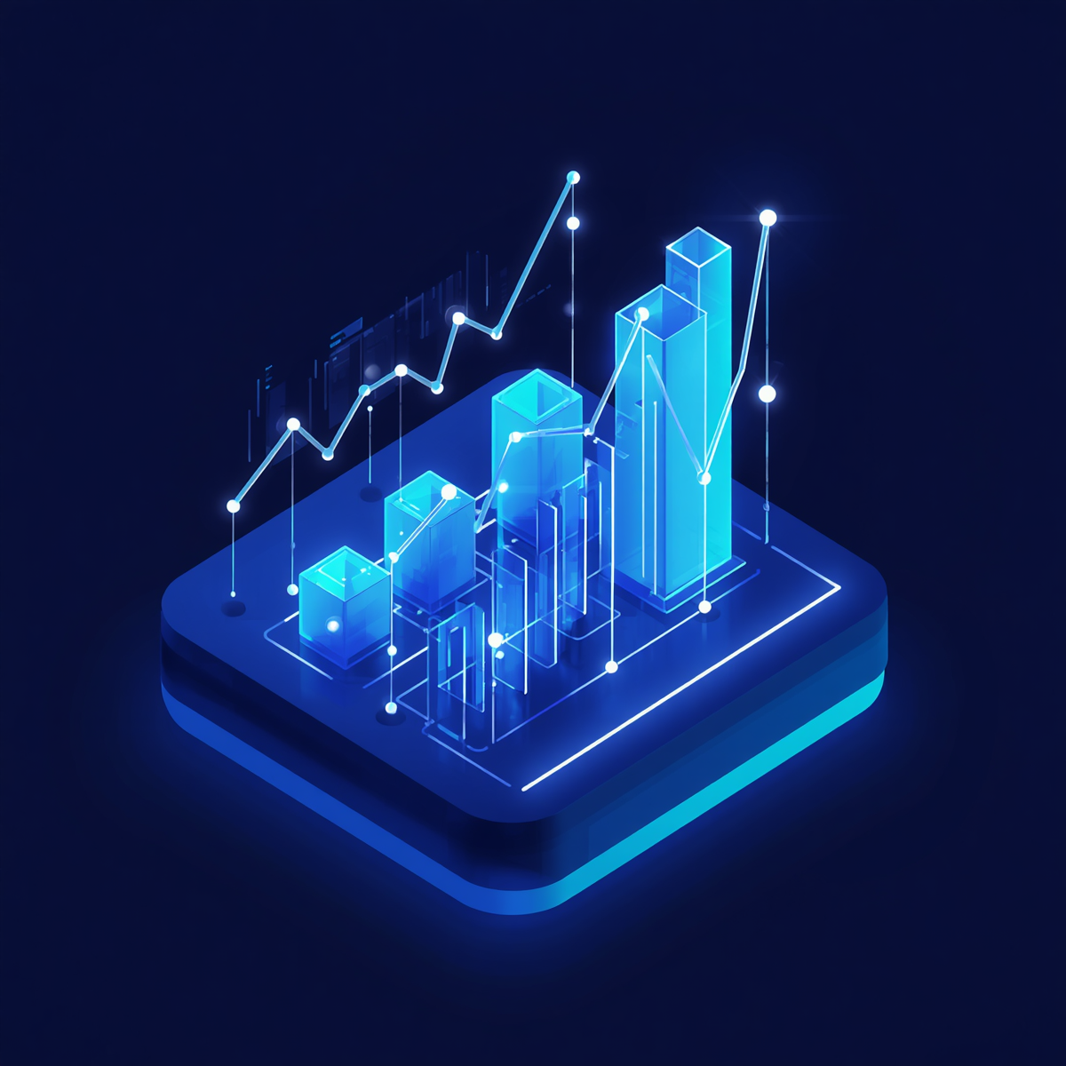 Digital Growth Analytics Illustration
